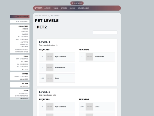 PLANTILLA/world/pet-levels screenshot
