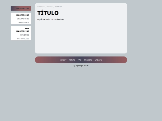 TEST/ListaMaestra screenshot