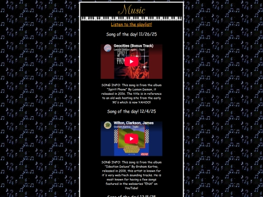 music screenshot