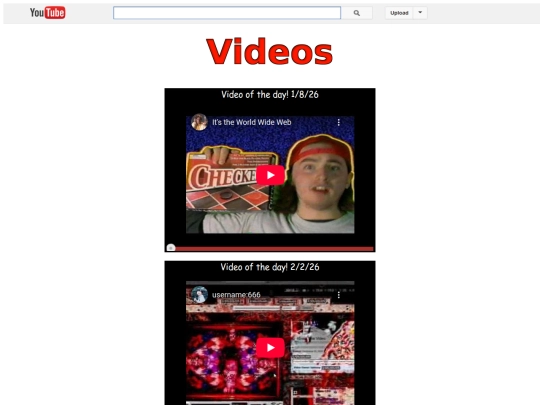 videos screenshot