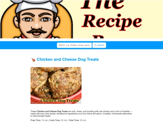 ChickenandCheeseDogTreats screenshot