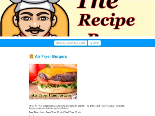 airfyerburgers screenshot