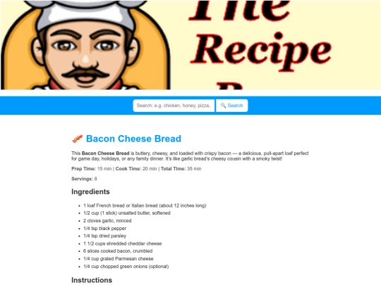 baconcheesebread screenshot