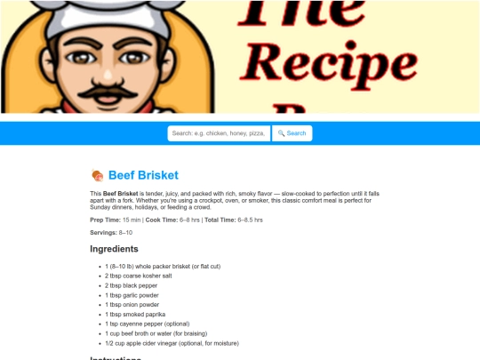 beefbrisket screenshot