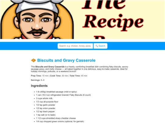 biscuitsandgravycasserole screenshot