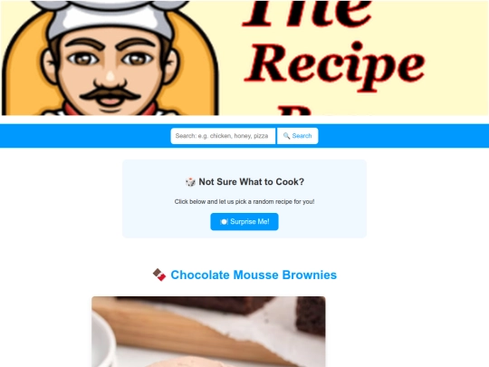 chocolatemoussebrownies screenshot