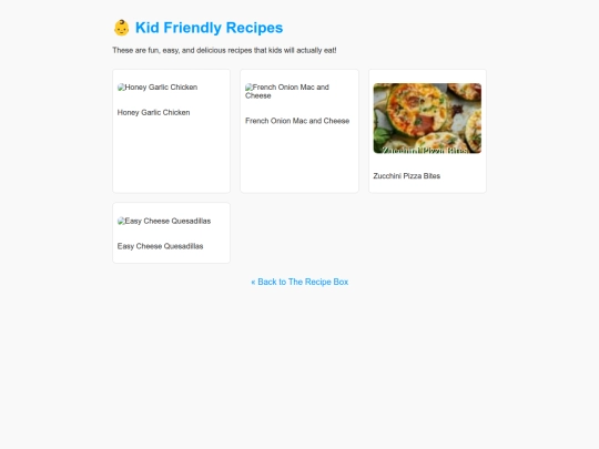 kidsrecipes screenshot