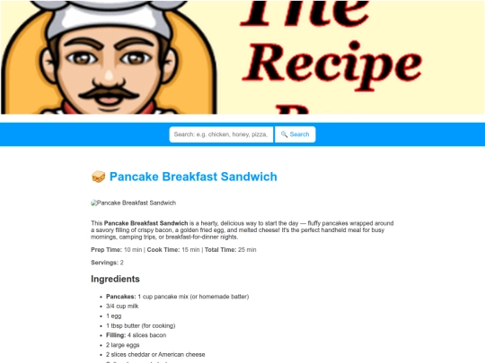 pancakebreakfastsandwhich screenshot