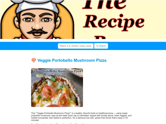 veggieportobellopizza screenshot