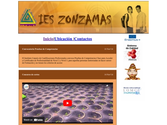 PaginaZonzama screenshot