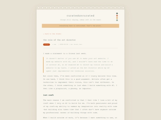 entry/thought screenshot
