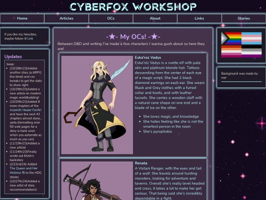 OCs screenshot