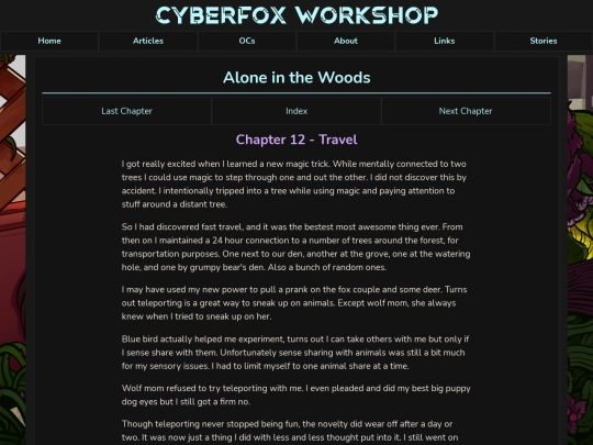 stories/Alone_in_the_Woods/chapter12 screenshot