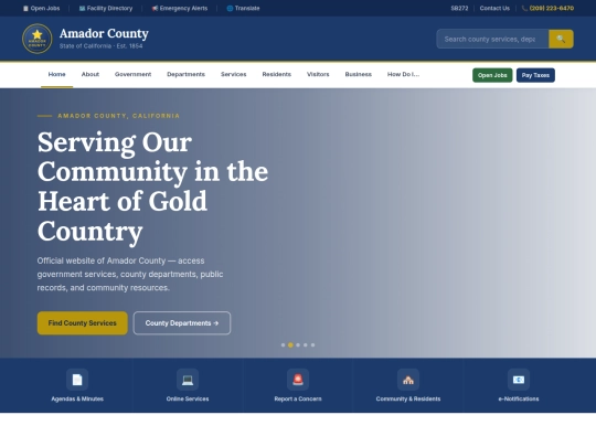 amadorgov screenshot