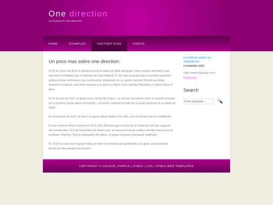 onedirection/another_page screenshot