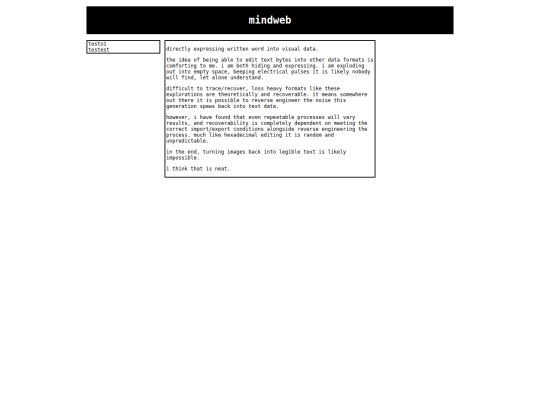 mindweb screenshot