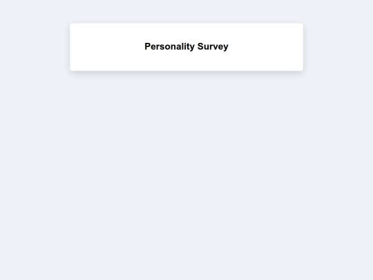 survey screenshot