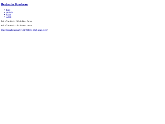 short/fail-of-the-week-gitlab-goes-down screenshot