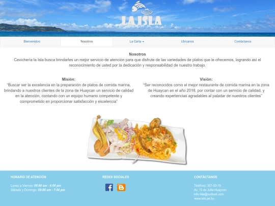 cevicheria/nosotros screenshot