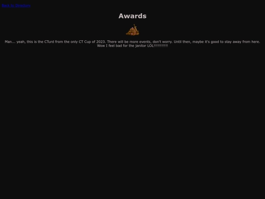 awards screenshot