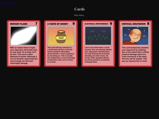 cards screenshot