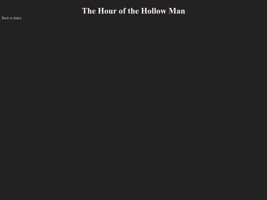 Ashenden/HollowMan screenshot