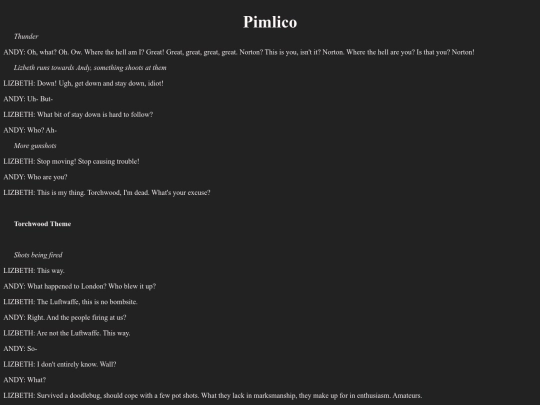 Ashenden/Pimlico screenshot