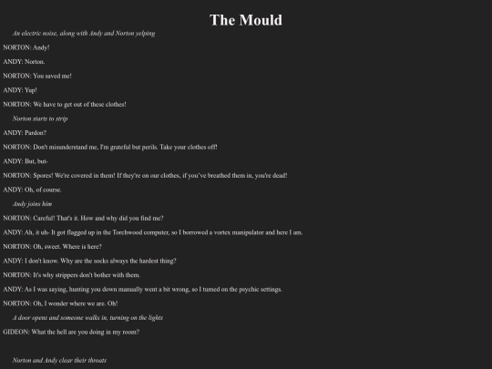 Parasite/TheMould screenshot