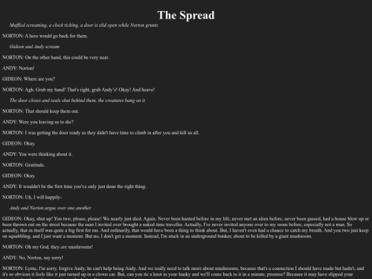 Parasite/TheSpread screenshot