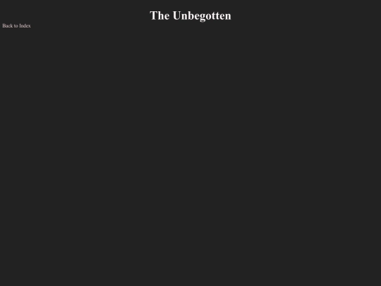 TheUnbegotten screenshot