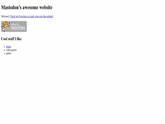 index screenshot