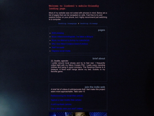 mobilelanding screenshot