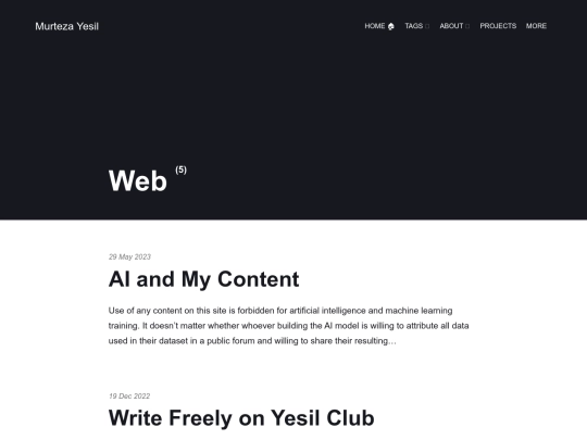 categories/web screenshot