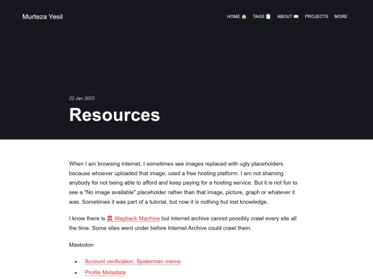 resources screenshot