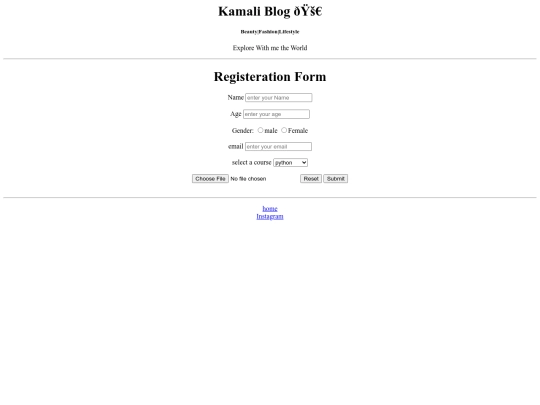 project-2/blog screenshot