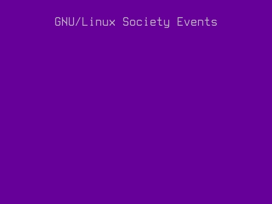 events screenshot