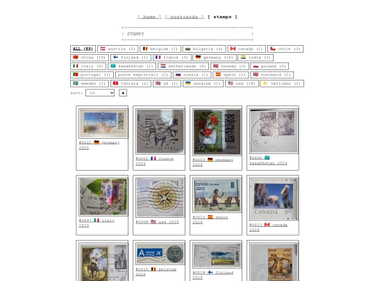 stamps screenshot
