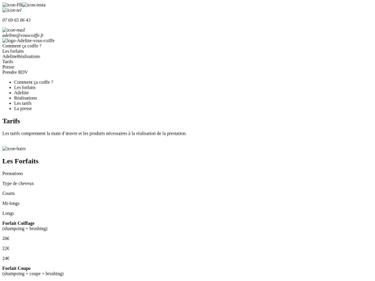 assets/tarifs screenshot