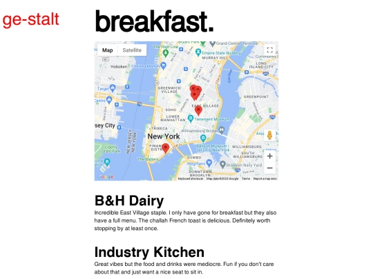 GUIDES/RESTAURANTS/BREAKFAST/BREAKFAST screenshot