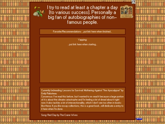 BlogEntries/Books/BooksHome screenshot