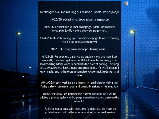 Updates screenshot