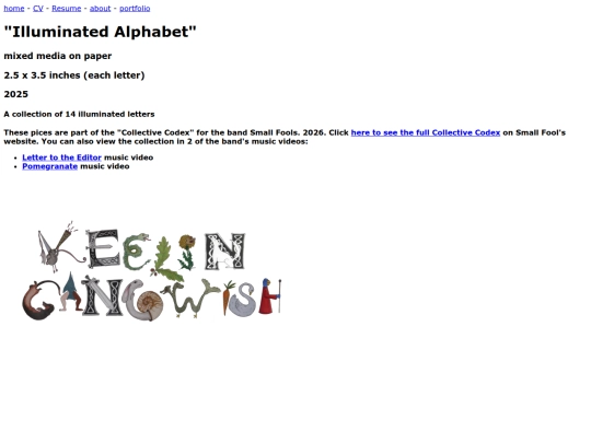 IlluminatedLetters screenshot