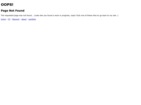 not_found screenshot