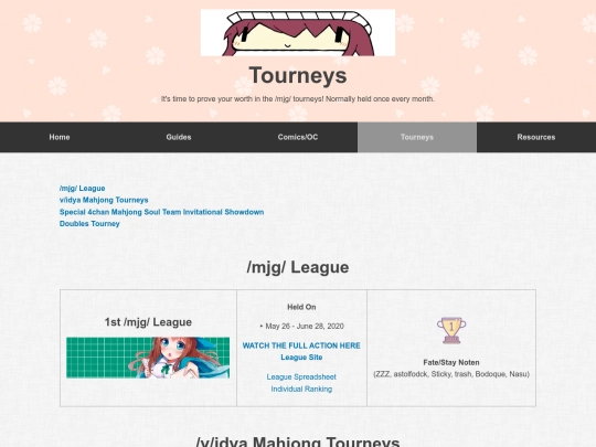 tourneys screenshot