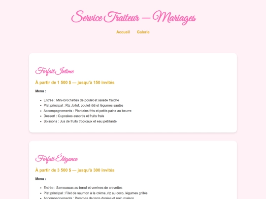 mariage screenshot