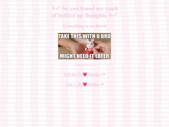 diary screenshot