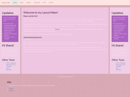 links screenshot