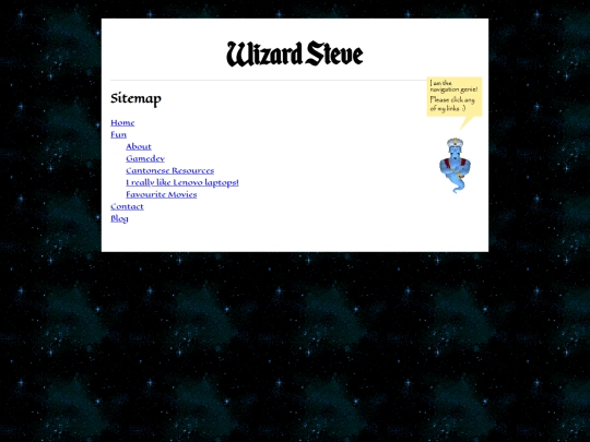 sitemap screenshot