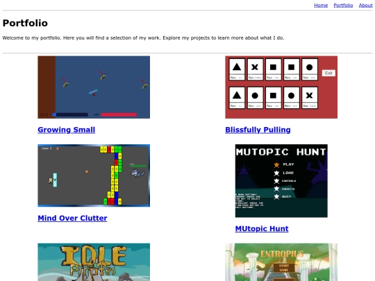 portfolio screenshot
