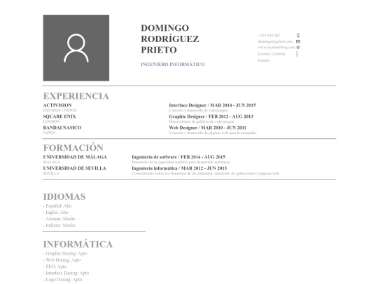 Curriculum screenshot